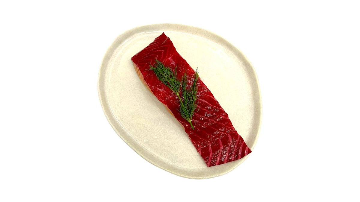 Burokėlių sultyse sūdyta lašiša, ~200g