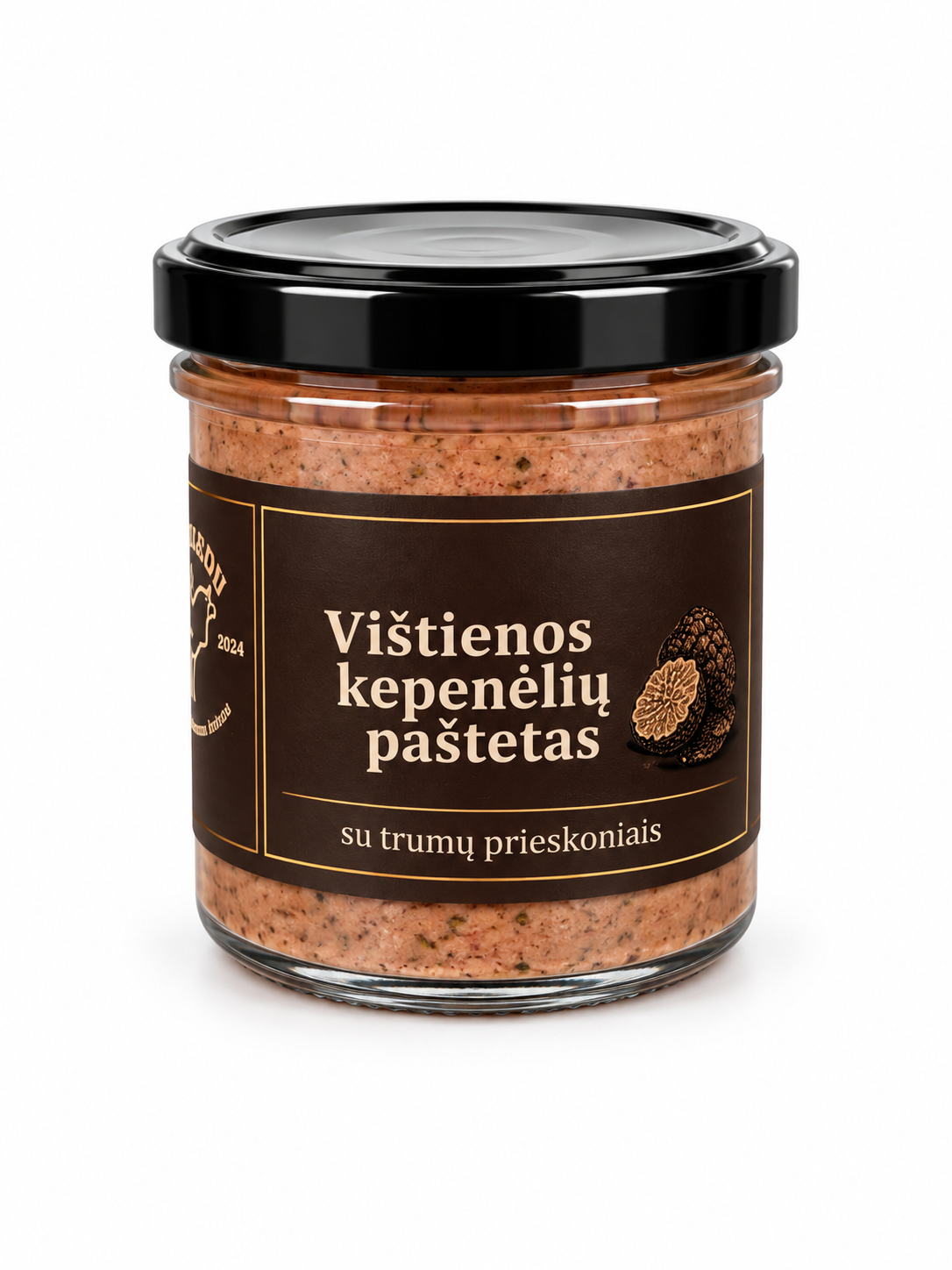 Vištienos kepenėlių paštetas su trumų prieskoniais, 145g