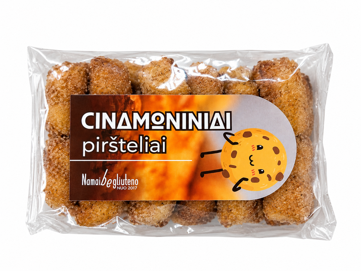 Cinamoniniai piršteliai BE GLITIMO, ~320 g
