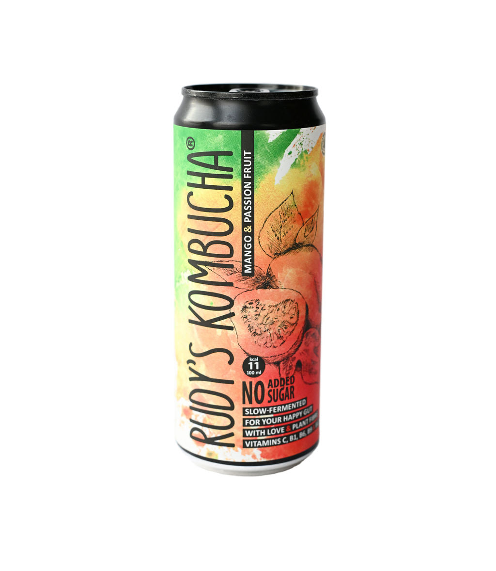 Rudys Kombučia 0.33, Mango&Pasiflora