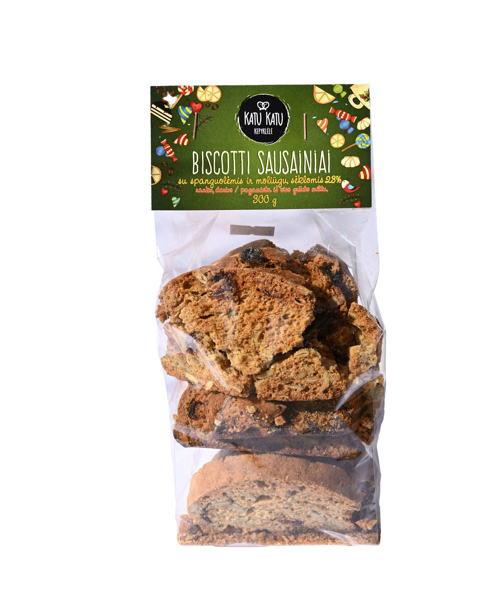 Sausainiai „Biscotti“, 300g