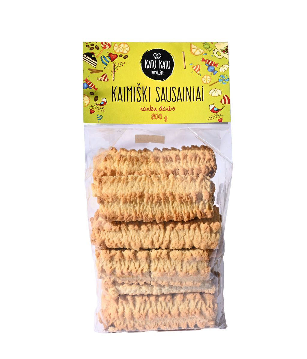 Kaimiški sausainiai, 300g