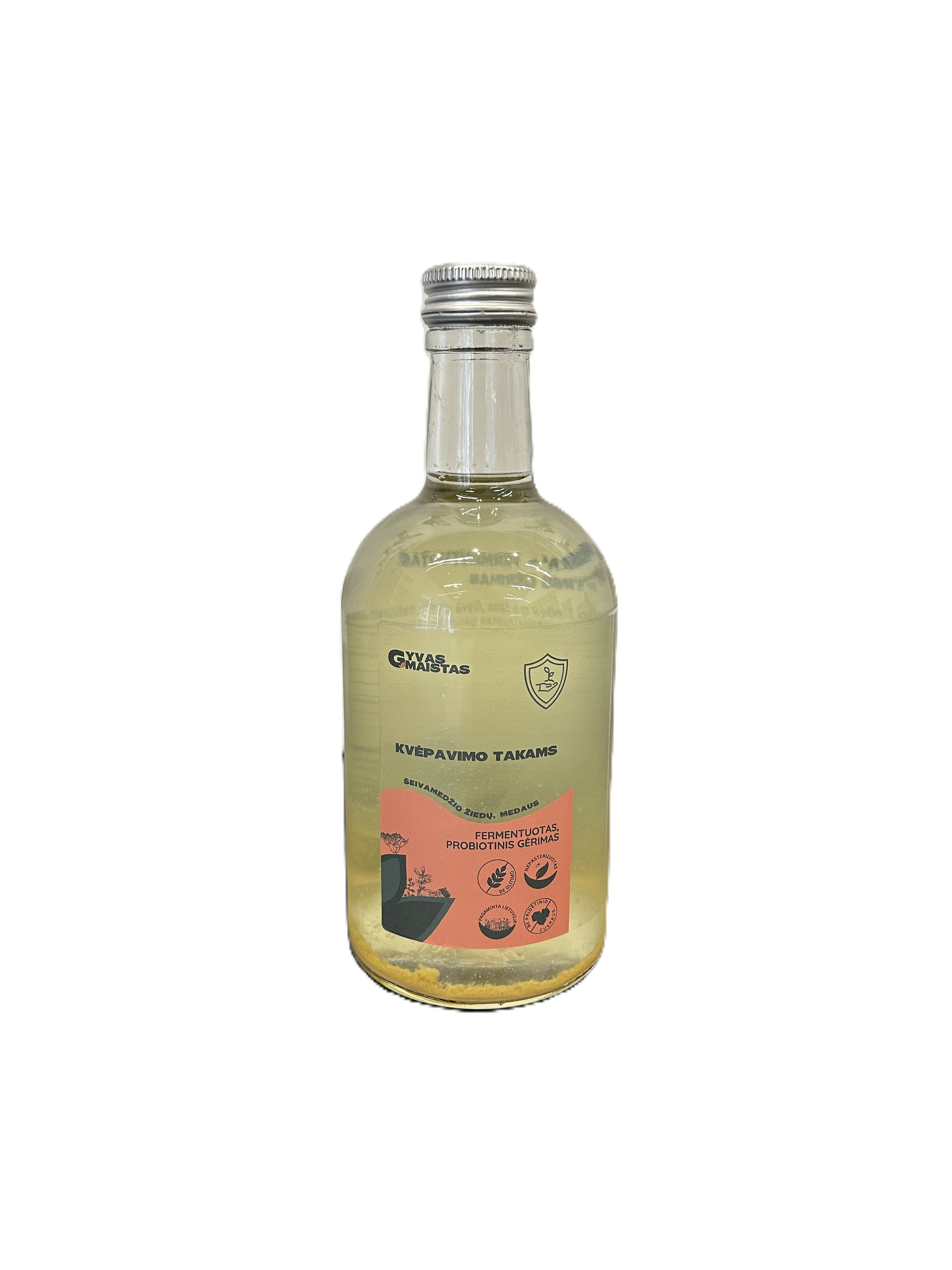 Natūralus, fermentuotas probiotinis žolelių gėrimas KVĖPAVIMO TAKAMS, 500ml