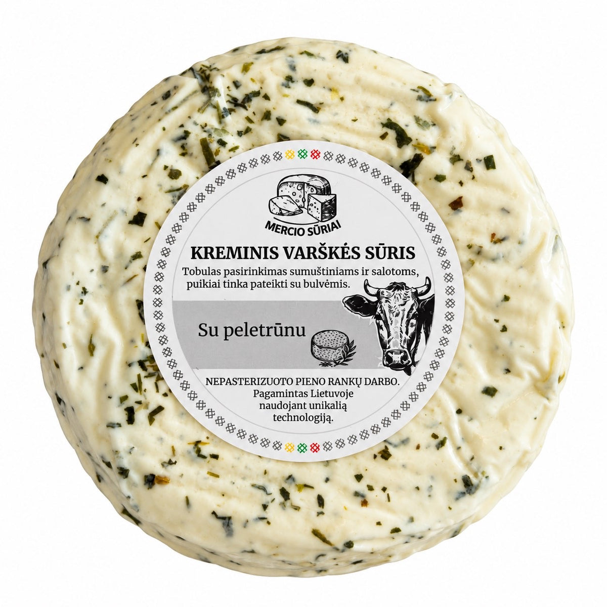 Kreminis varškės sūris su peletrūnu, ~320g