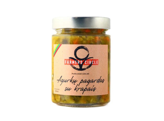 Agurkų pagardas su krapais, Farmers Circle