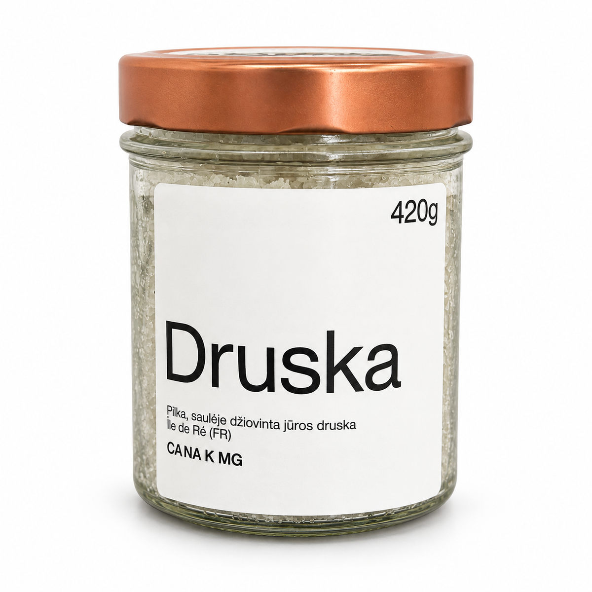 Pilka, saulėje džiovinta jūros druska, 420 g