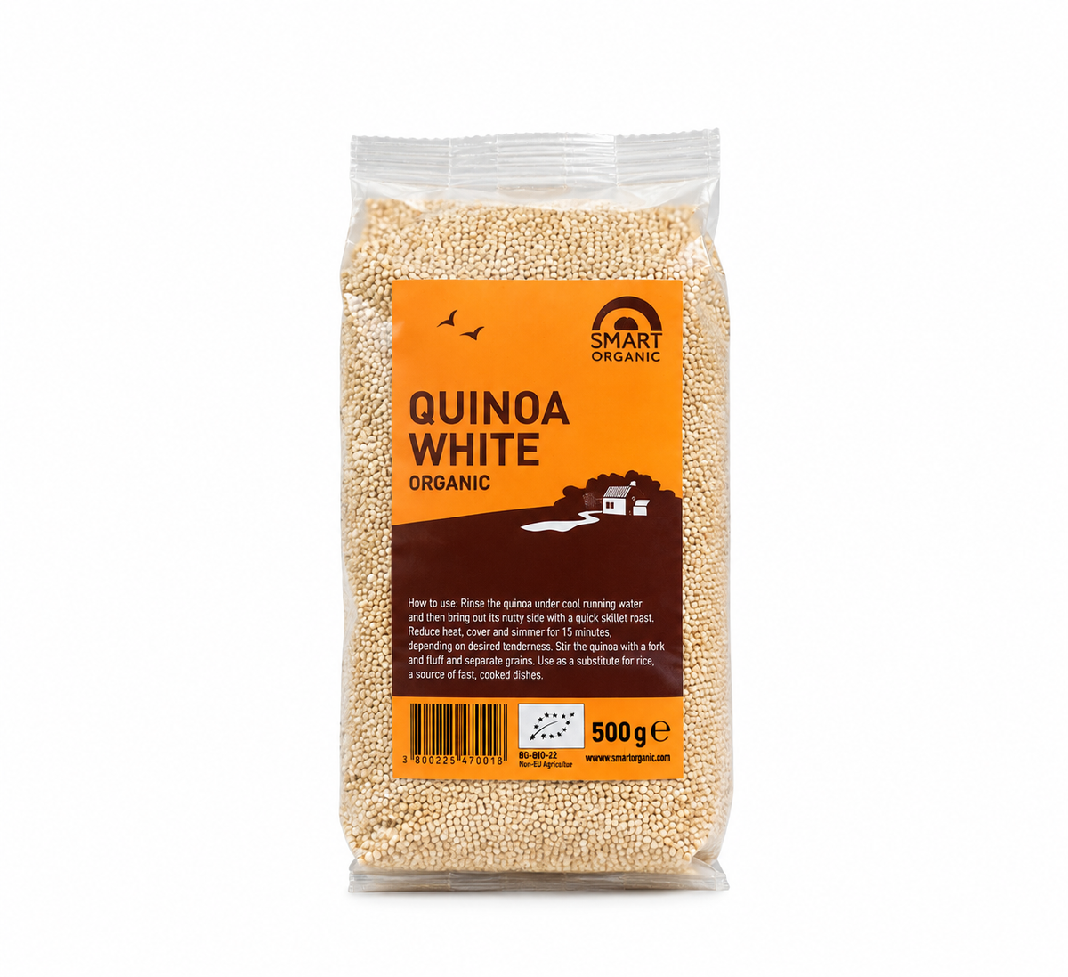 Ekologiška baltoji bolivinė balanda „Smart Organic“, 500 g
