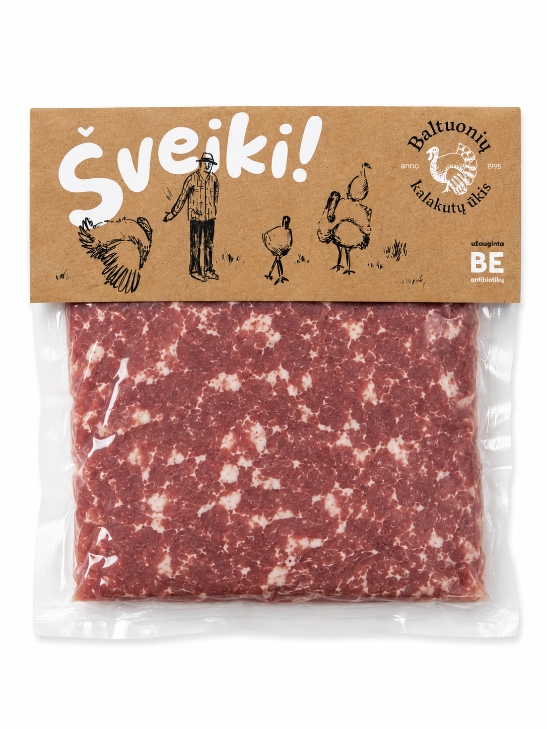 Maltas kalakutienos šlaunelių faršas, ~500g