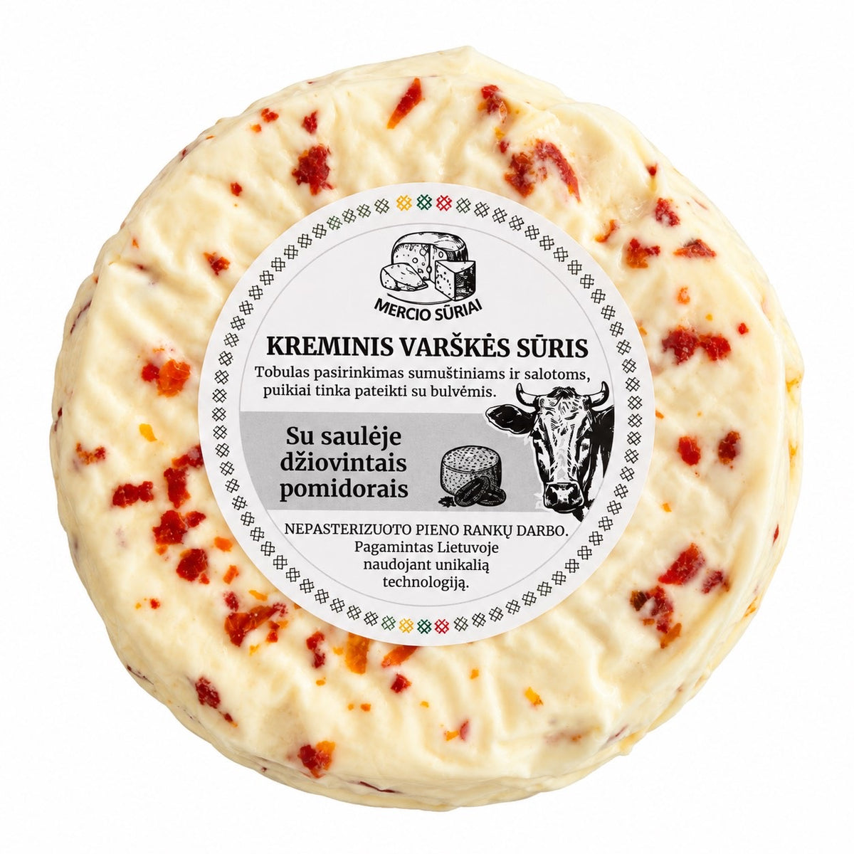 Kreminis varškės sūris su džiovintais pomidorais, ~320g