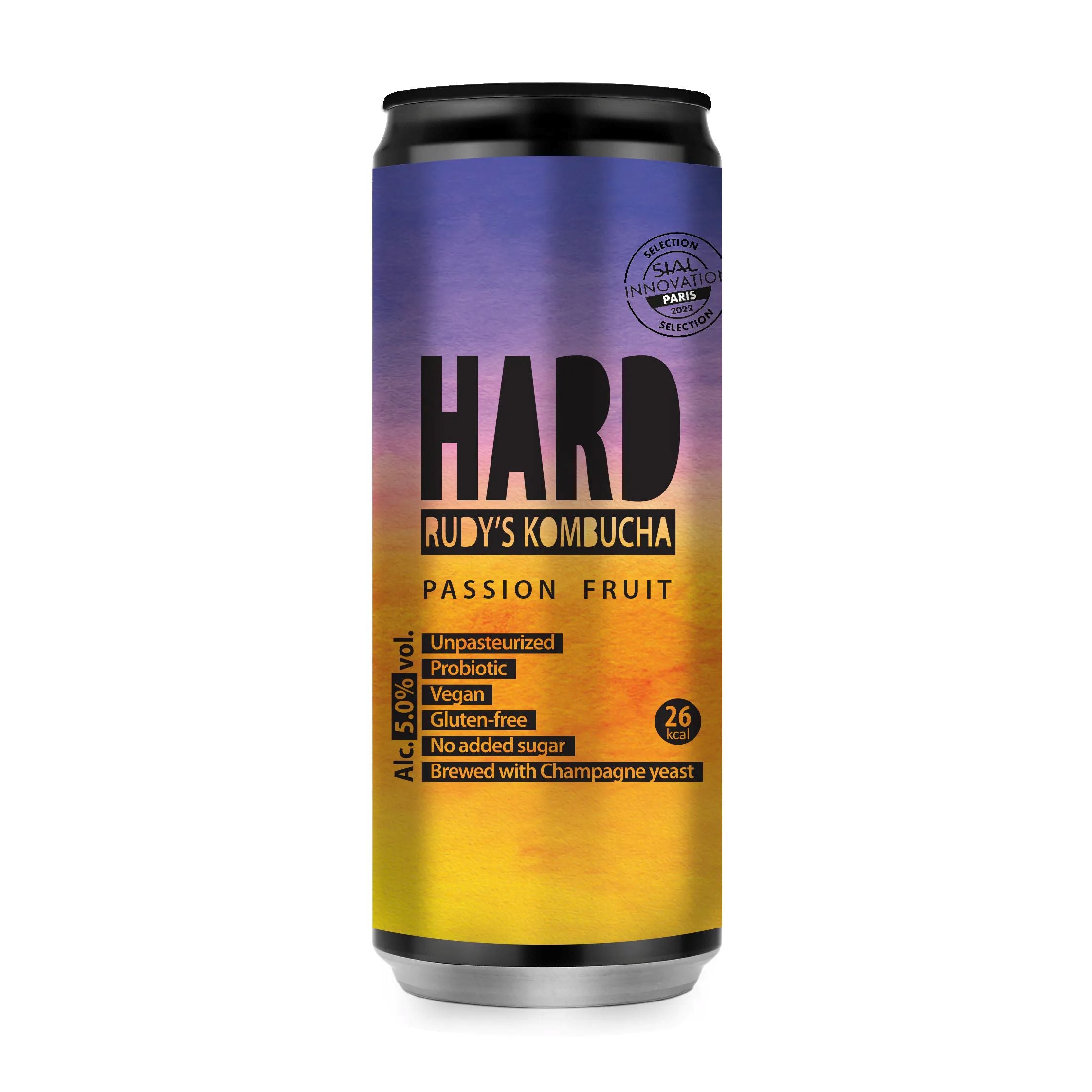 Rudys Kombučia 0.33, Pasiflora 5%